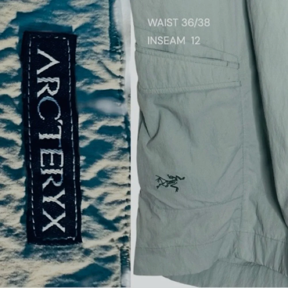 ARCTERYX MENS RAMPART LONG SZ 36 INSEAM 12 CARGO SHORTS.LIKE NEW CONDITION GREEN - Picture 6 of 13